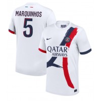 Dres Paris Saint-Germain Marquinhos #5 Preč 2024-25 Krátky Rukáv